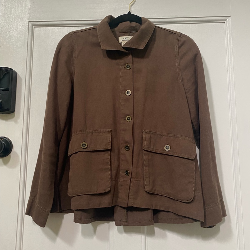 O'Neill Brown Utility Jacket - Picture 3 of 12